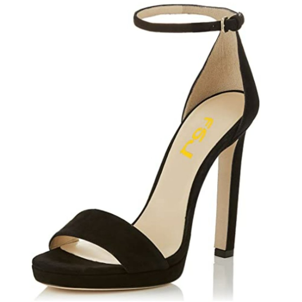 FSJ Sexy Open Toe Sandals Stiletto Platform  Heel